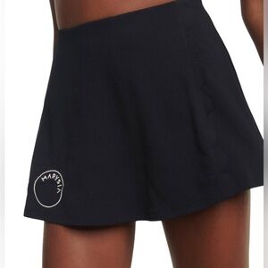 Title: Marysia Steffi Tennis Skort - Scalloped Micro Mini - Size Medium Black